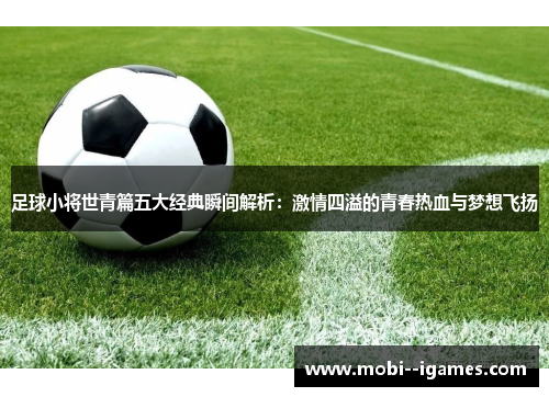 足球小将世青篇五大经典瞬间解析：激情四溢的青春热血与梦想飞扬